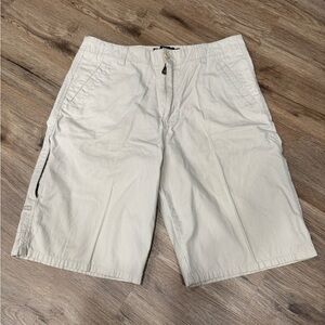 Vintage 90s Y2K MICROS Rave
Shorts Size 34 Cargo Baggy Beige